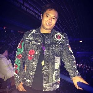 Hand Painted Jonas Brothers Custom Jean Jacket